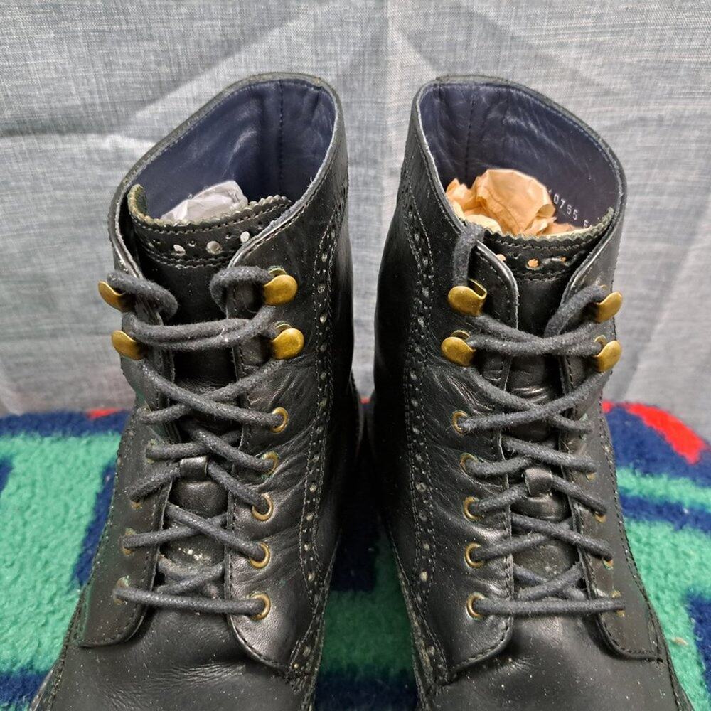 %Cole Haan Boots Men Leather Black Size 10.5M / D11 - Picture 8 of 14